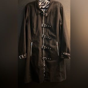 Plus Merch Booth Trench Coat
